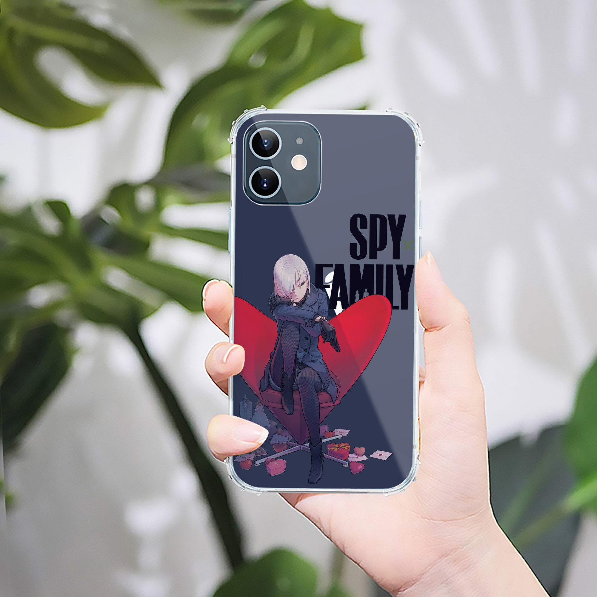 （画像用） SPY×FAMILY间谍家家酒 【iPhone 12シリーズ対応】透明スマホケース（クリアソフトケース）